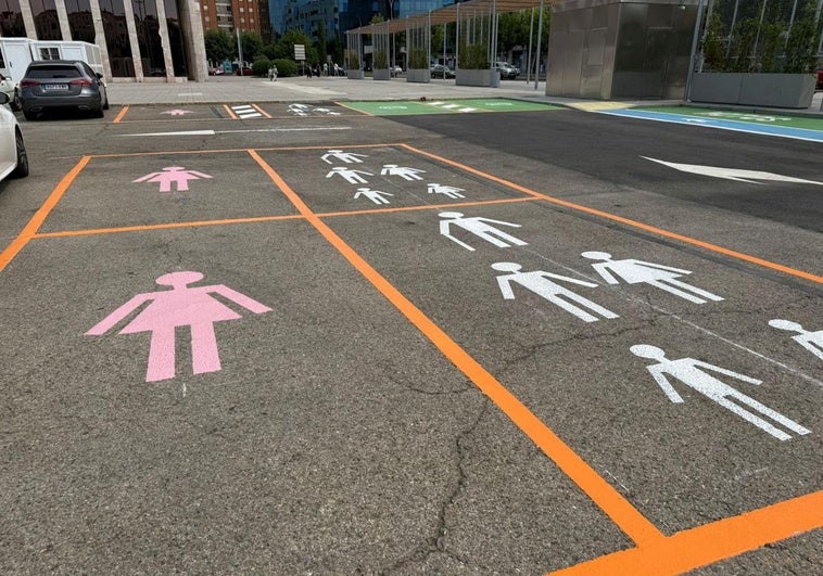 El aparcamiento de León que reserva plazas solo para mujeres